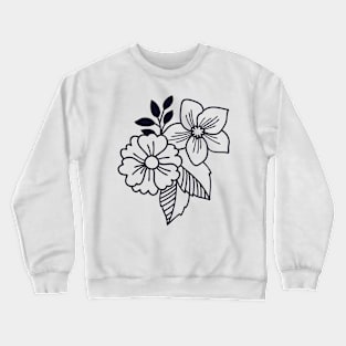 Art Flower Crewneck Sweatshirt